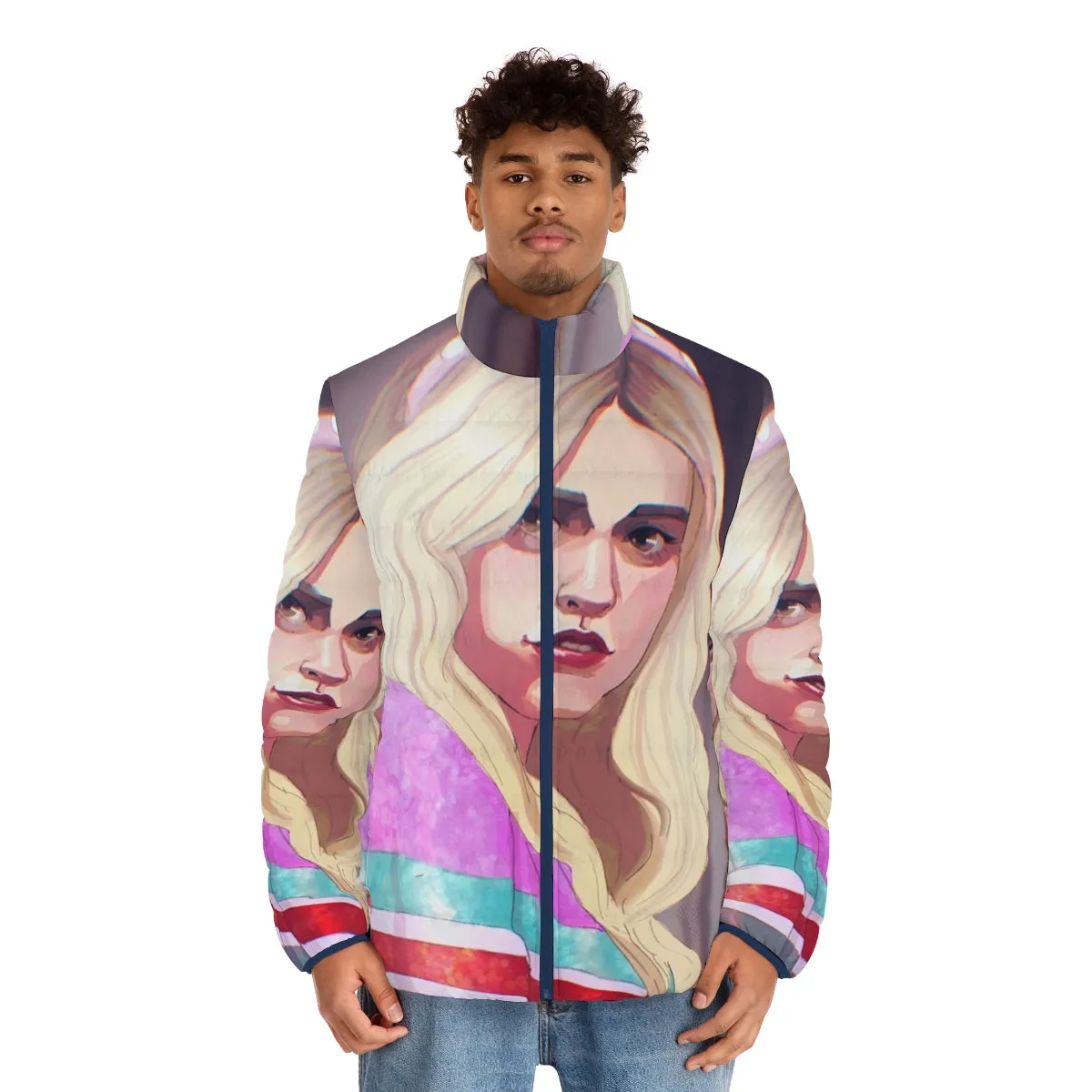 Aimee Gibbs Sex Education Season 3 Puffer Jacket - Officially Licensed Fanart