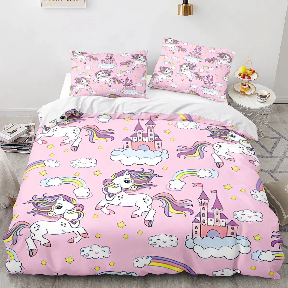 Castle Unicorn Bed Set
