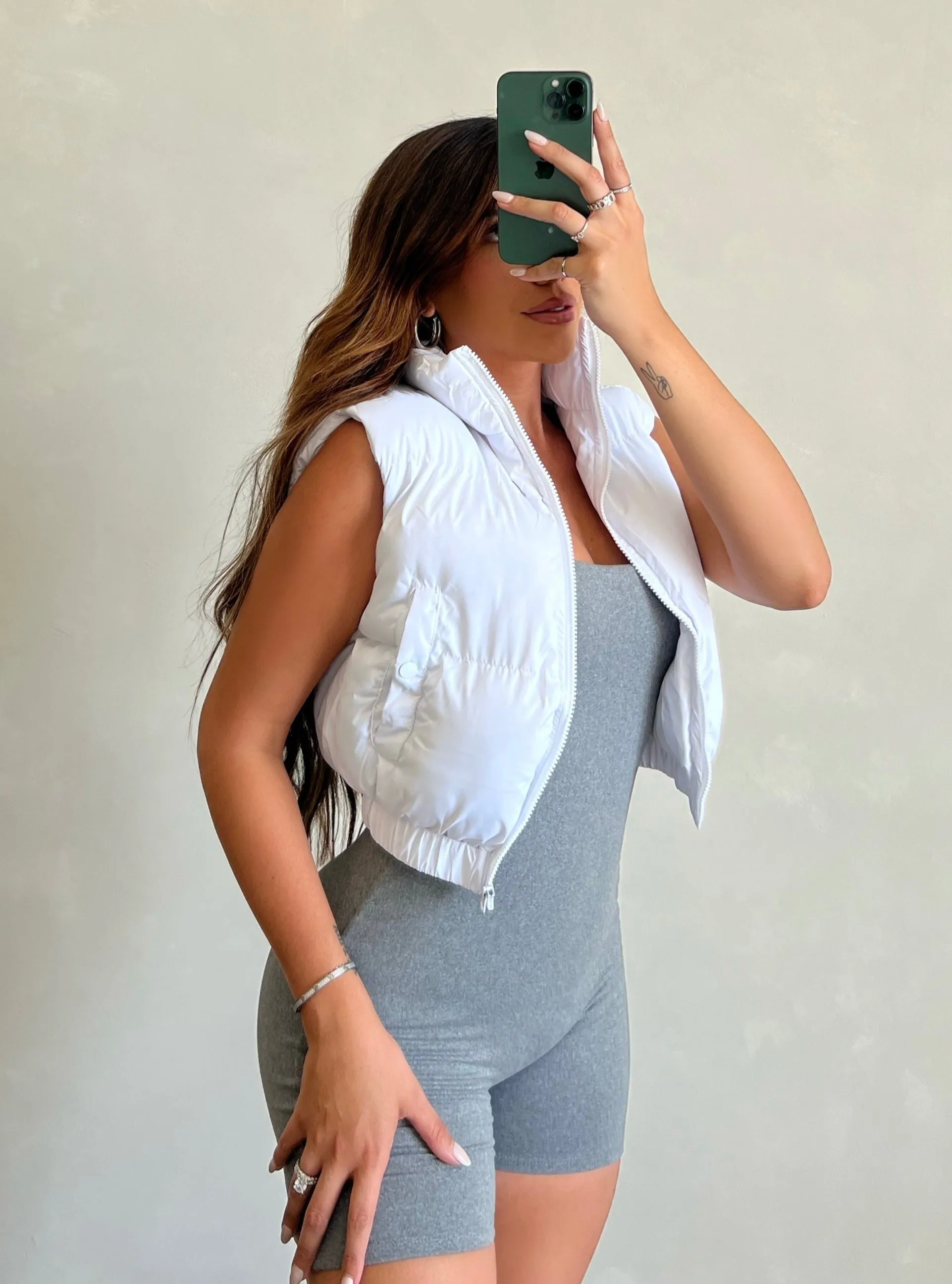 Christine Vest Jacket (White)