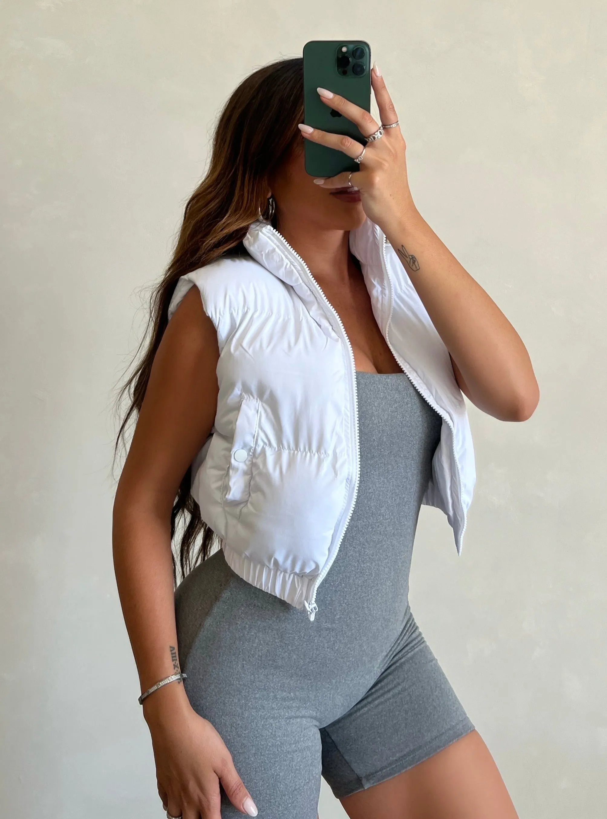 Christine Vest Jacket (White)