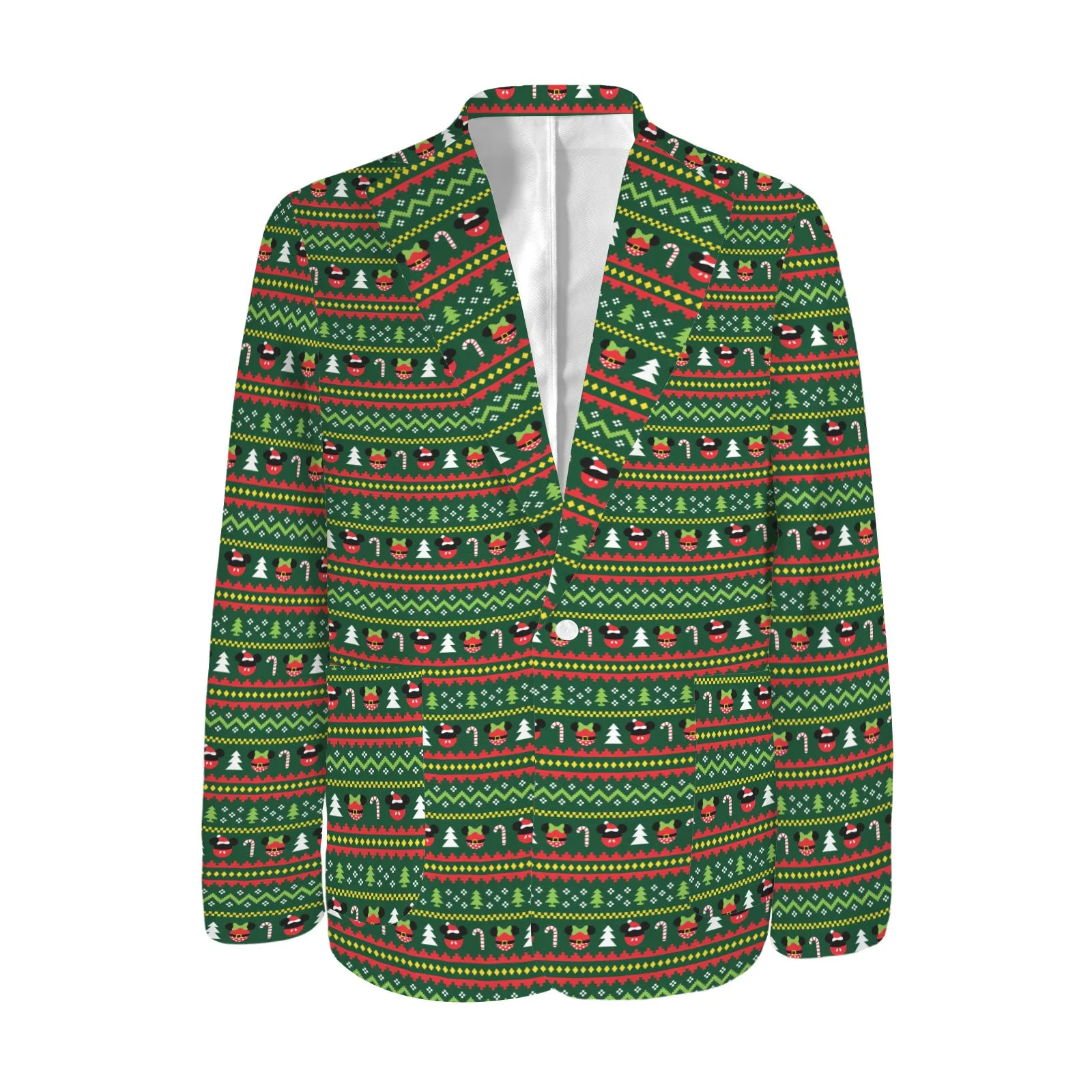 Christmas Sweater Men's Blazer Jacket