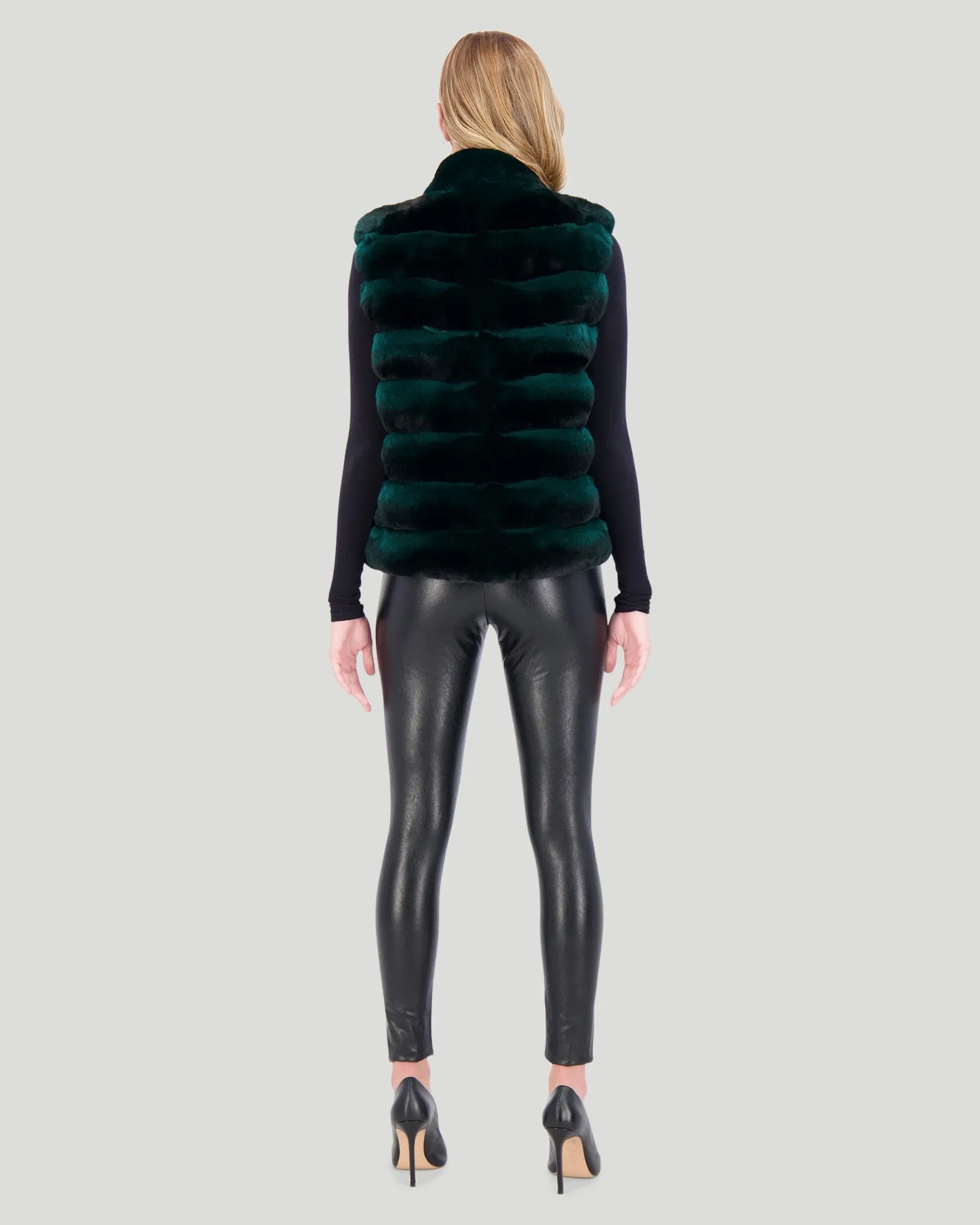 Classic Chinchilla Fur Vest