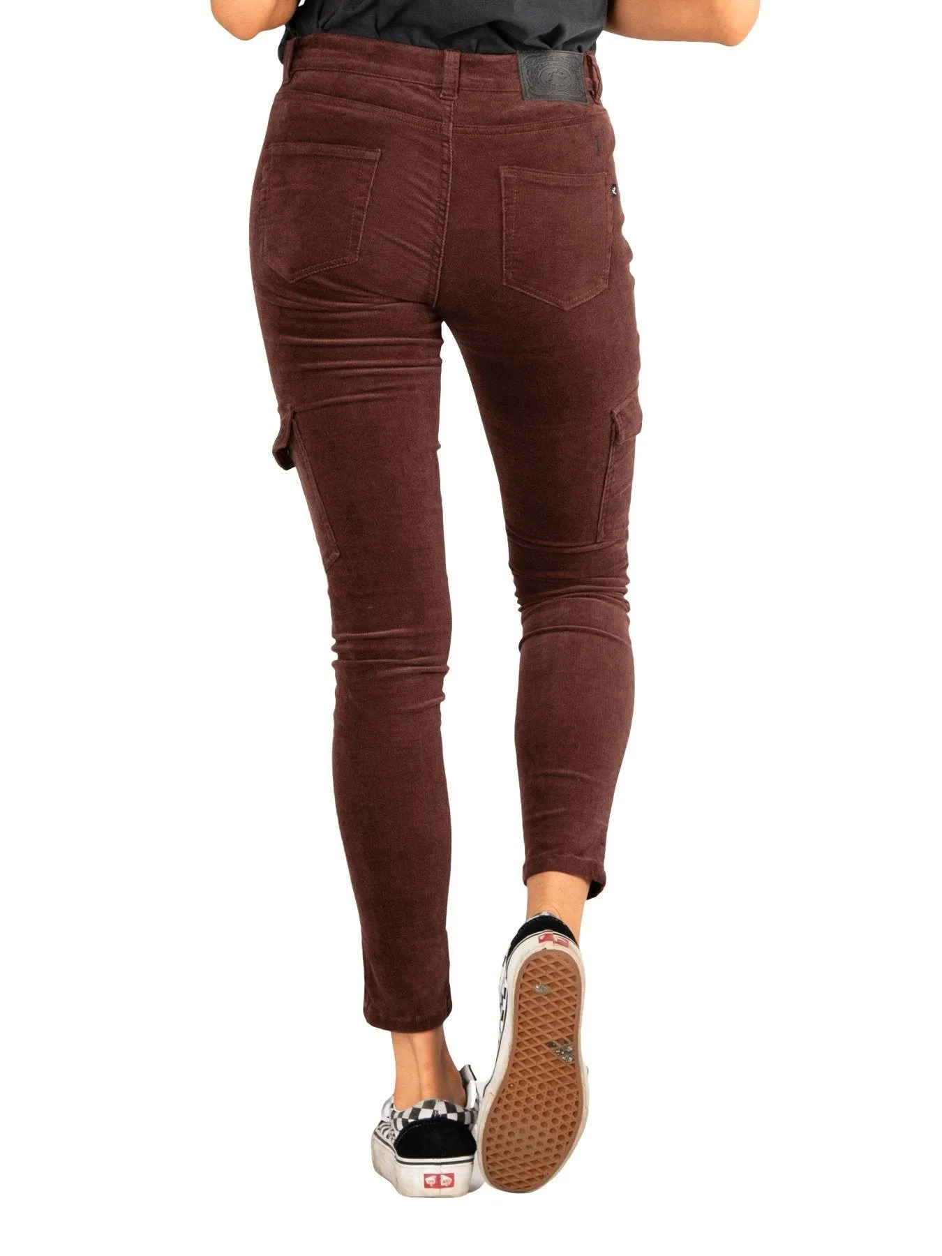 Cord On Cargo Pant - Coffee Bean