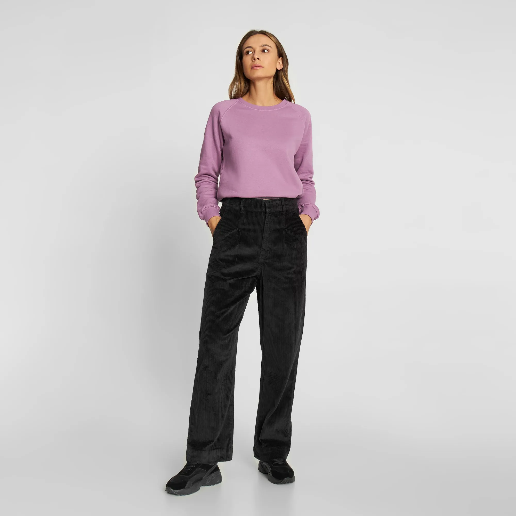 Dedicated Pants Uddevalla Corduroy Black