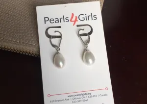 Dignity Earrings - White