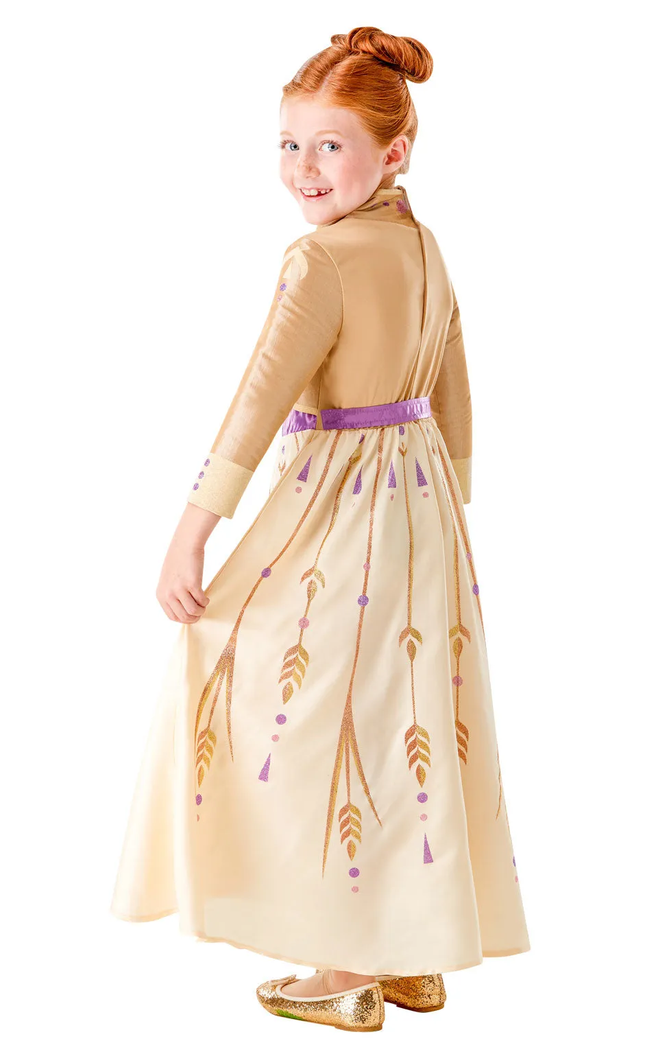 Disney Frozen Girls Anna Prologue Dress Costume