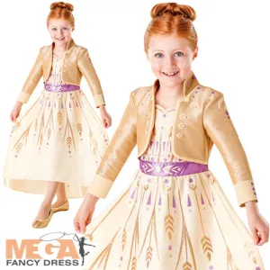 Disney Frozen Girls Anna Prologue Dress Costume