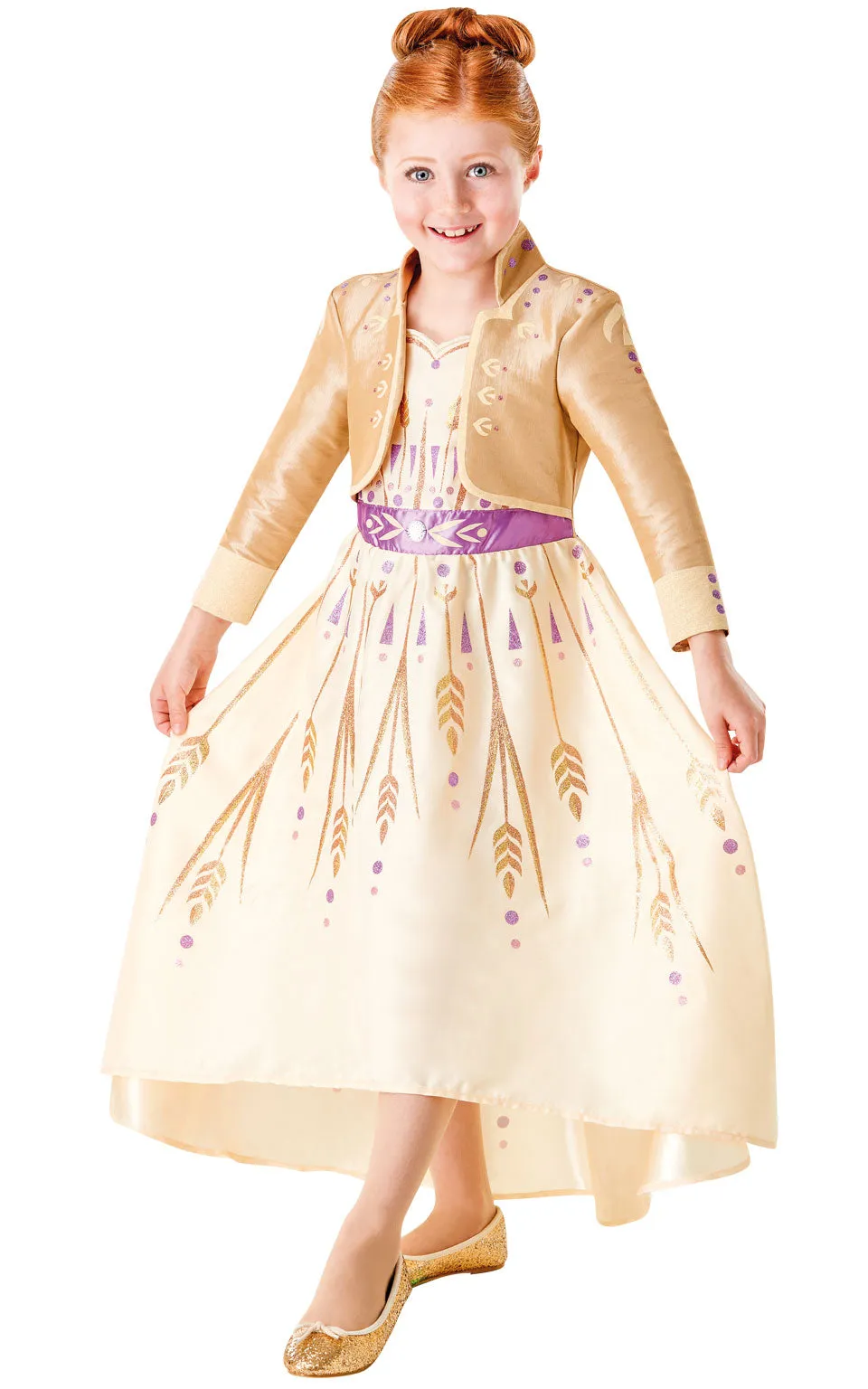 Disney Frozen Girls Anna Prologue Dress Costume