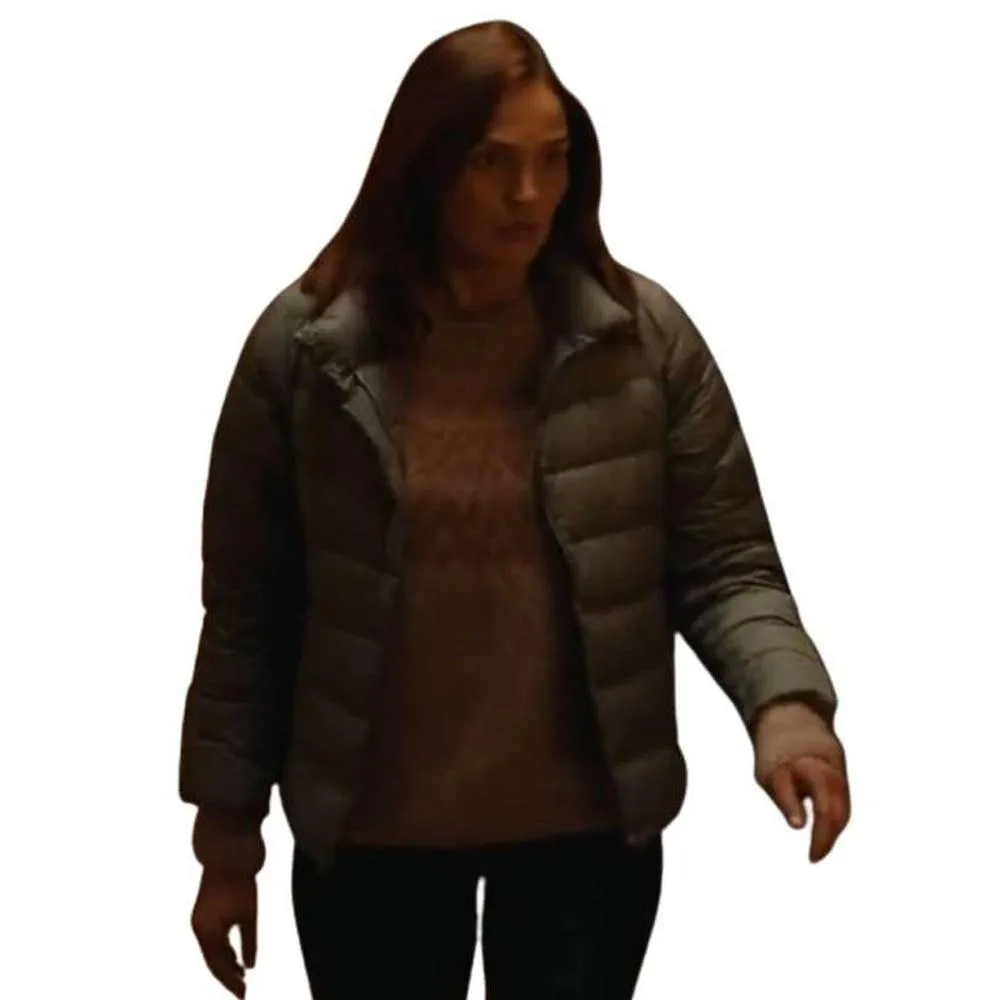 Giovanna Deluca Anthracite Grey Puffer Jacket