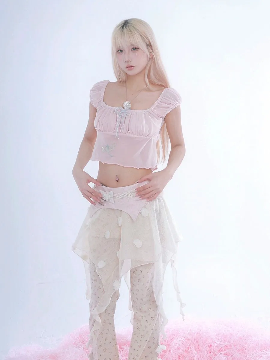 I love being me - Rose Island Crop Top