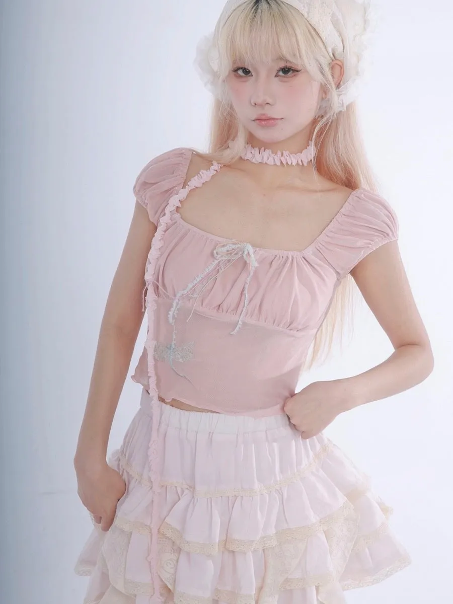 I love being me - Rose Island Crop Top