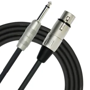 Instrument Cable: 1/4" Male to XLR Female, 25 ft