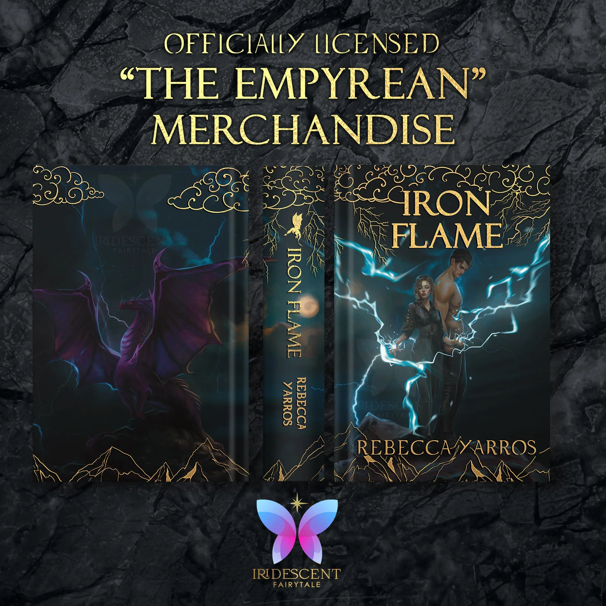 Iron Flame (The Empyrean #2) Gold Foiled Dust Jacket (Officially Licensed)