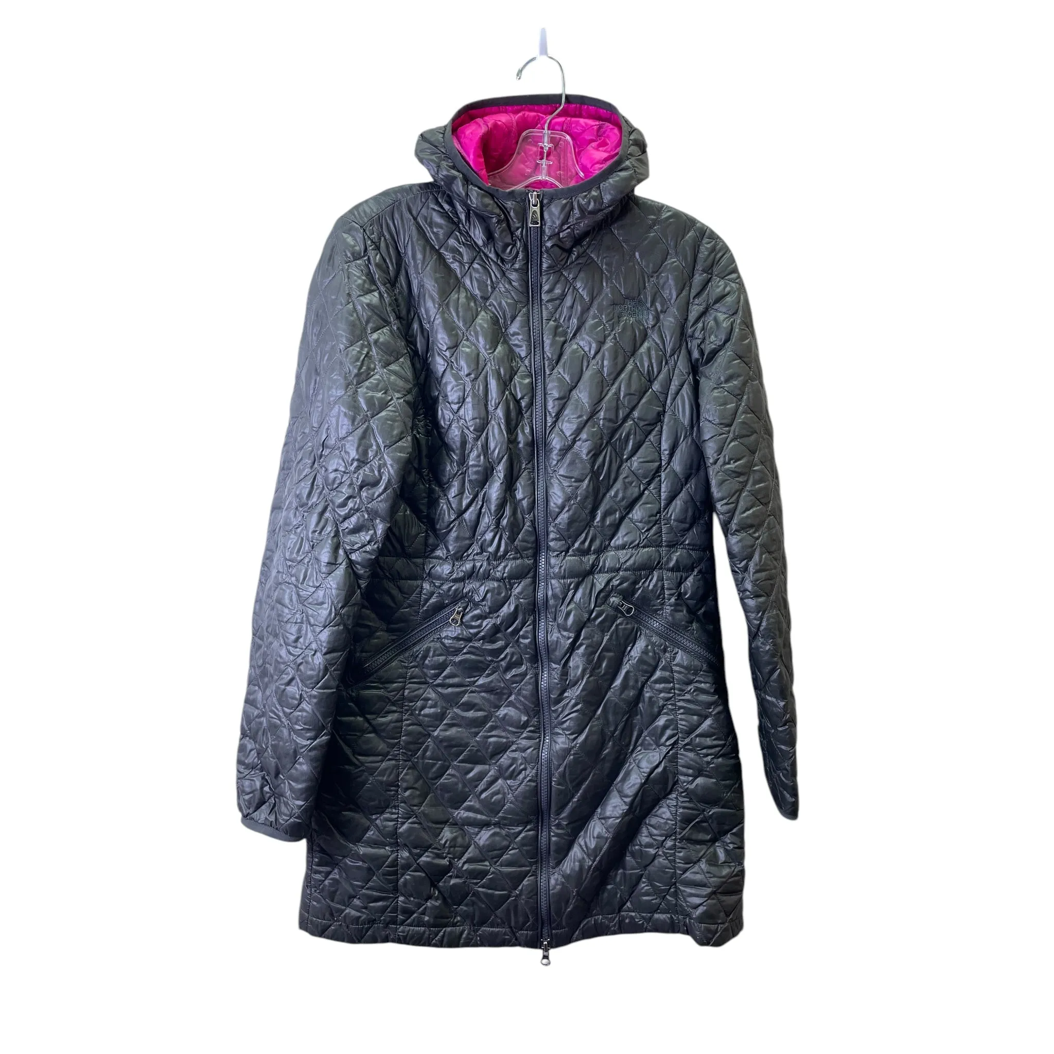 JACKET PUFFER & QUILTED by THE NORTH FACE In GREY, Size: M