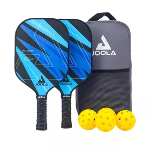 Joola 18537 Ben Johns Blue Lightning Pickleball Paddle Set
