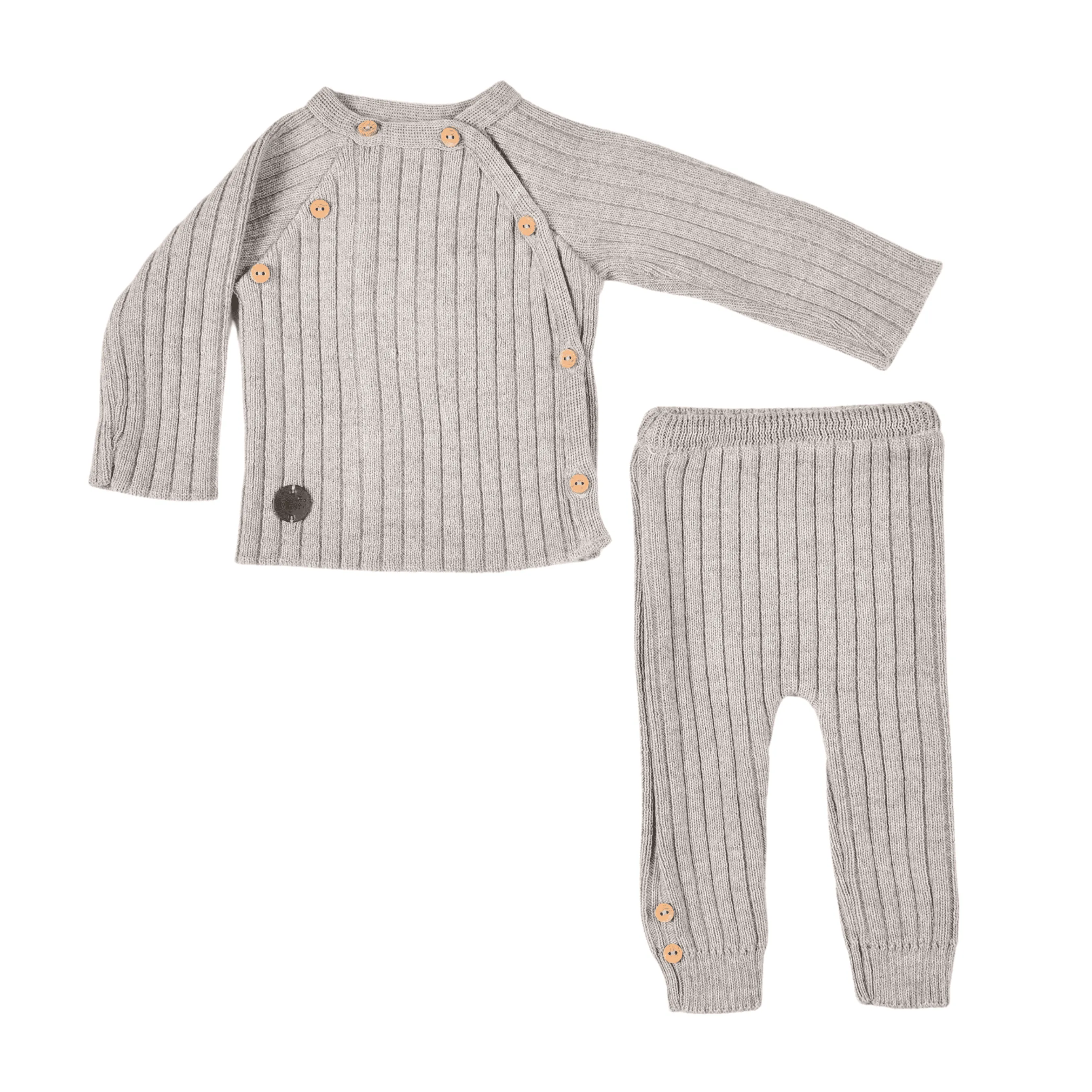 Maille Love | Boys Gift Box | Light Grey Knit Set (5)