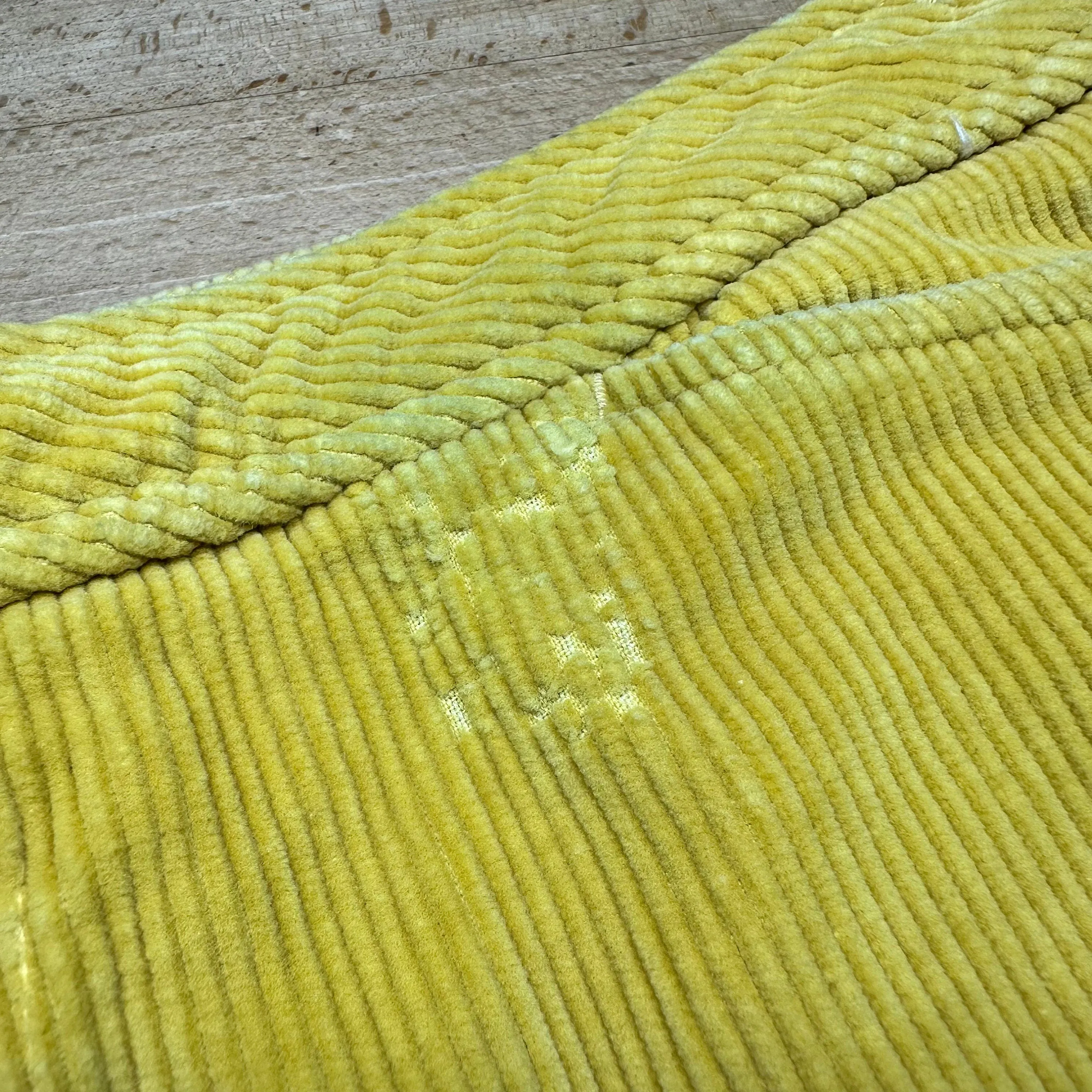 Medium 70s Yellow Corduroy Kick Flare Pants