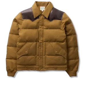 Men's Western Canvas Puffer Jacket<parent>