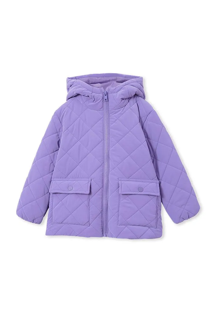 Milky Lavender Puffer Jacket