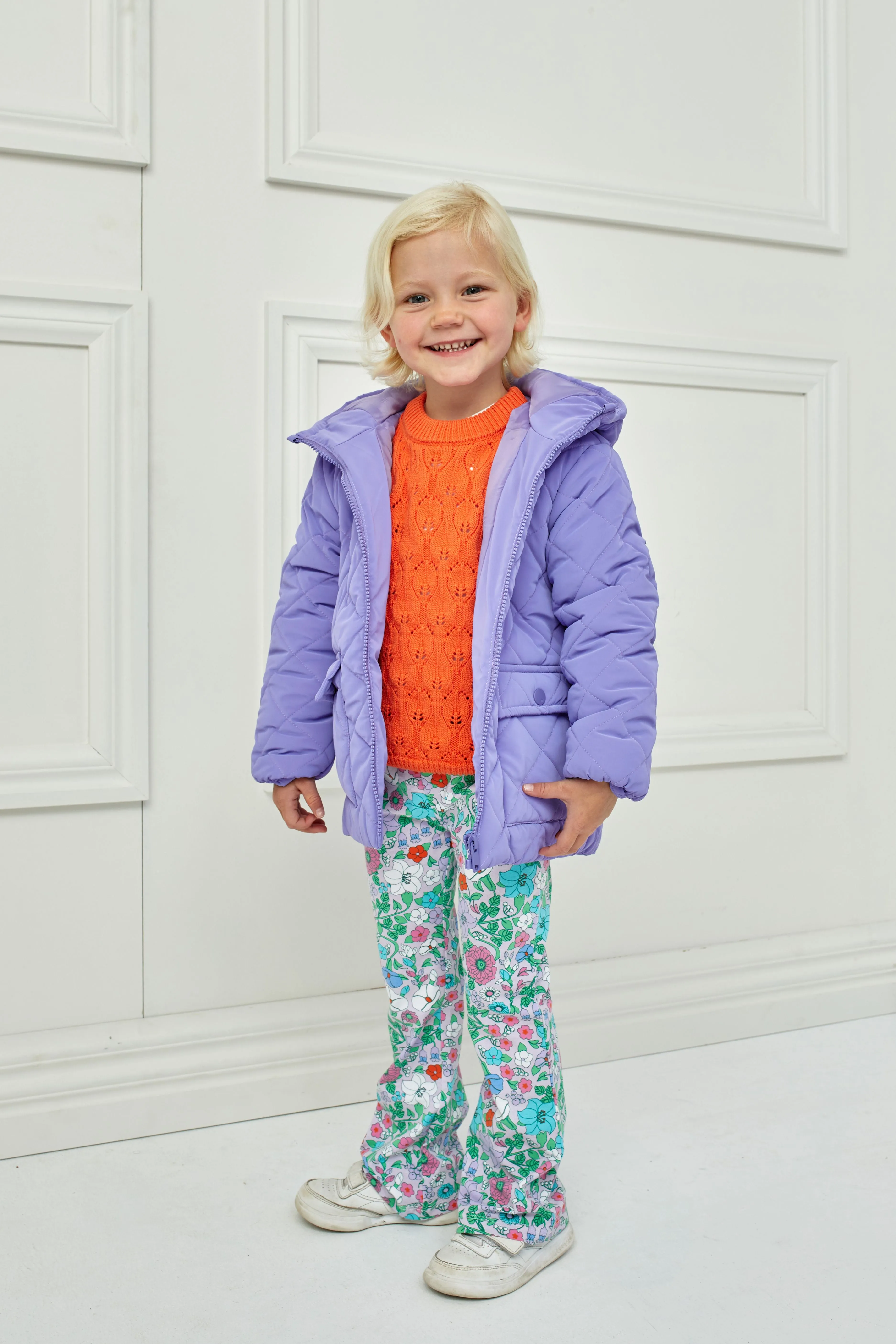Milky Lavender Puffer Jacket