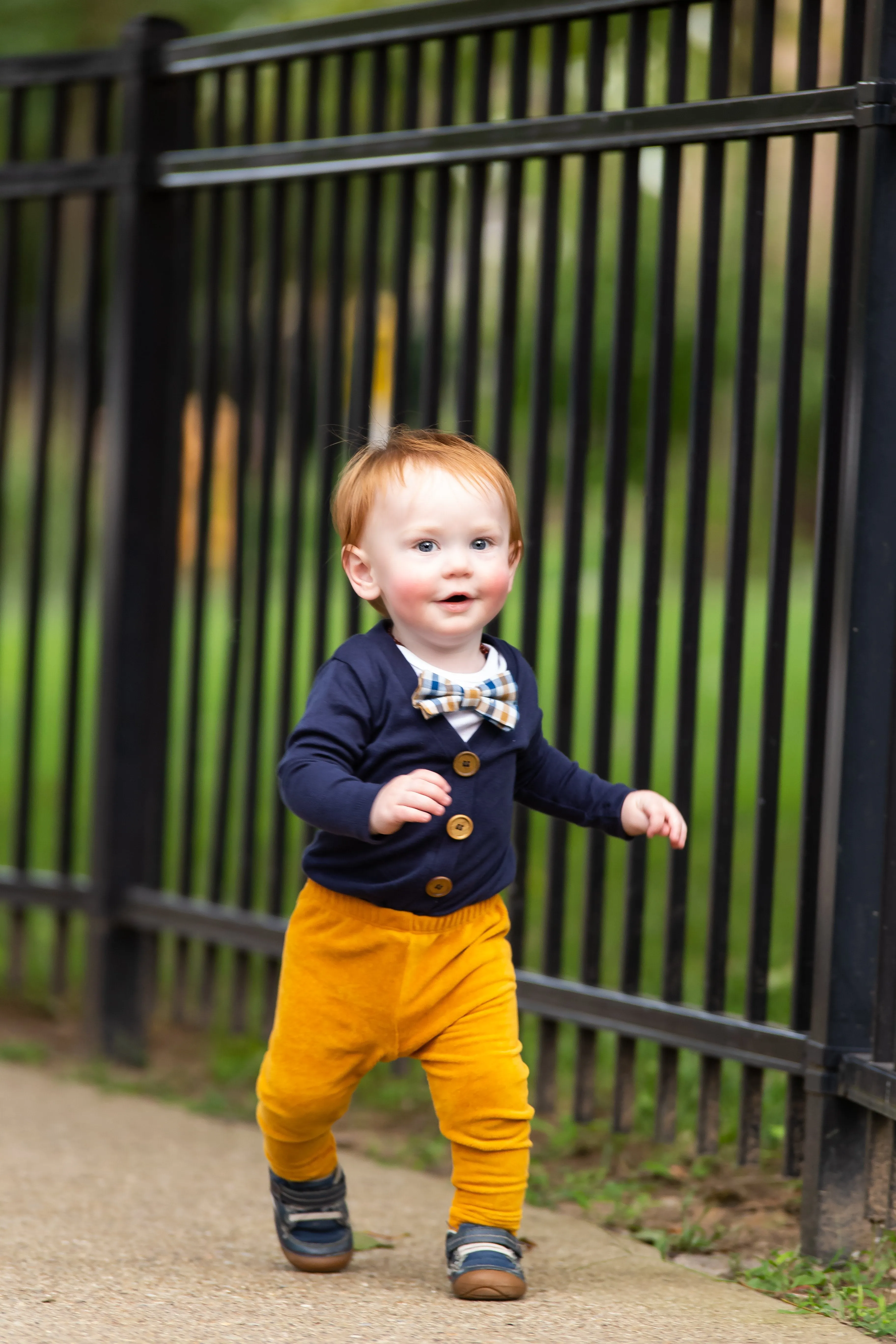 Mustard Corduroy Slim Joggers