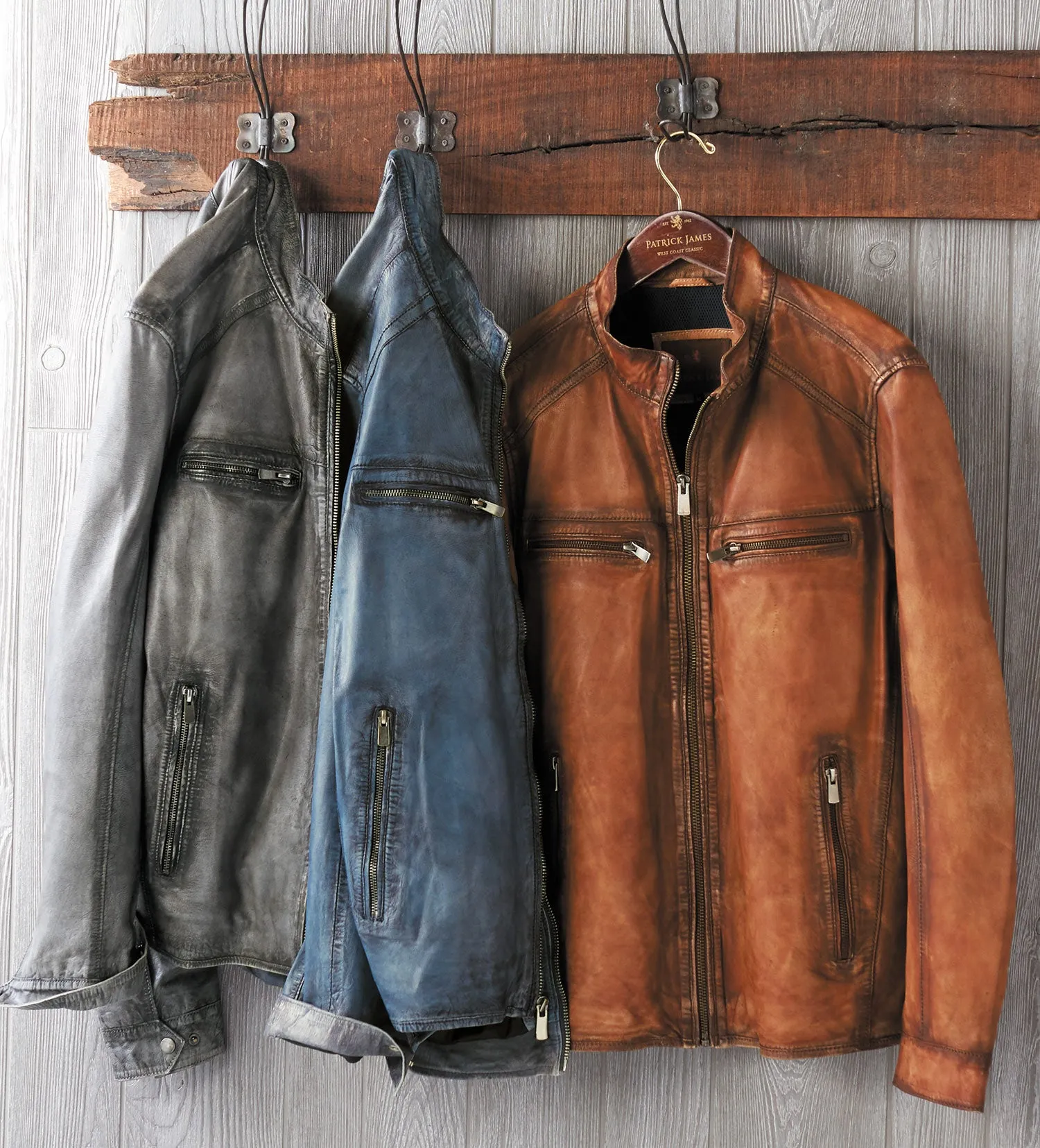 Patrick James Lambskin Blouson Jacket