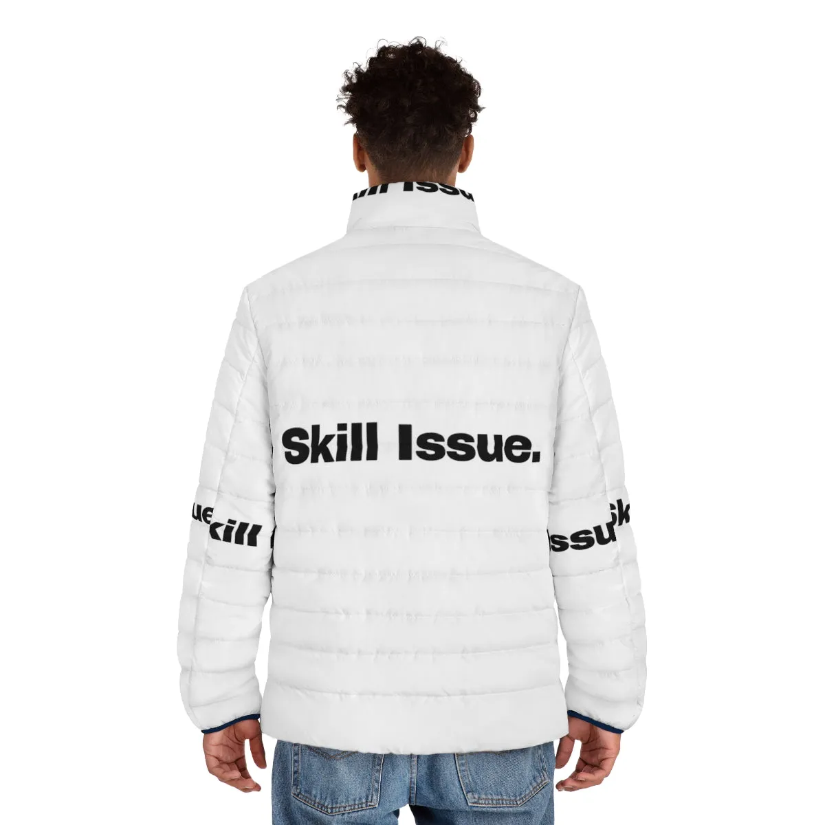 "Skill Issue" Puffer Jacket for Gamers | Noob Merch