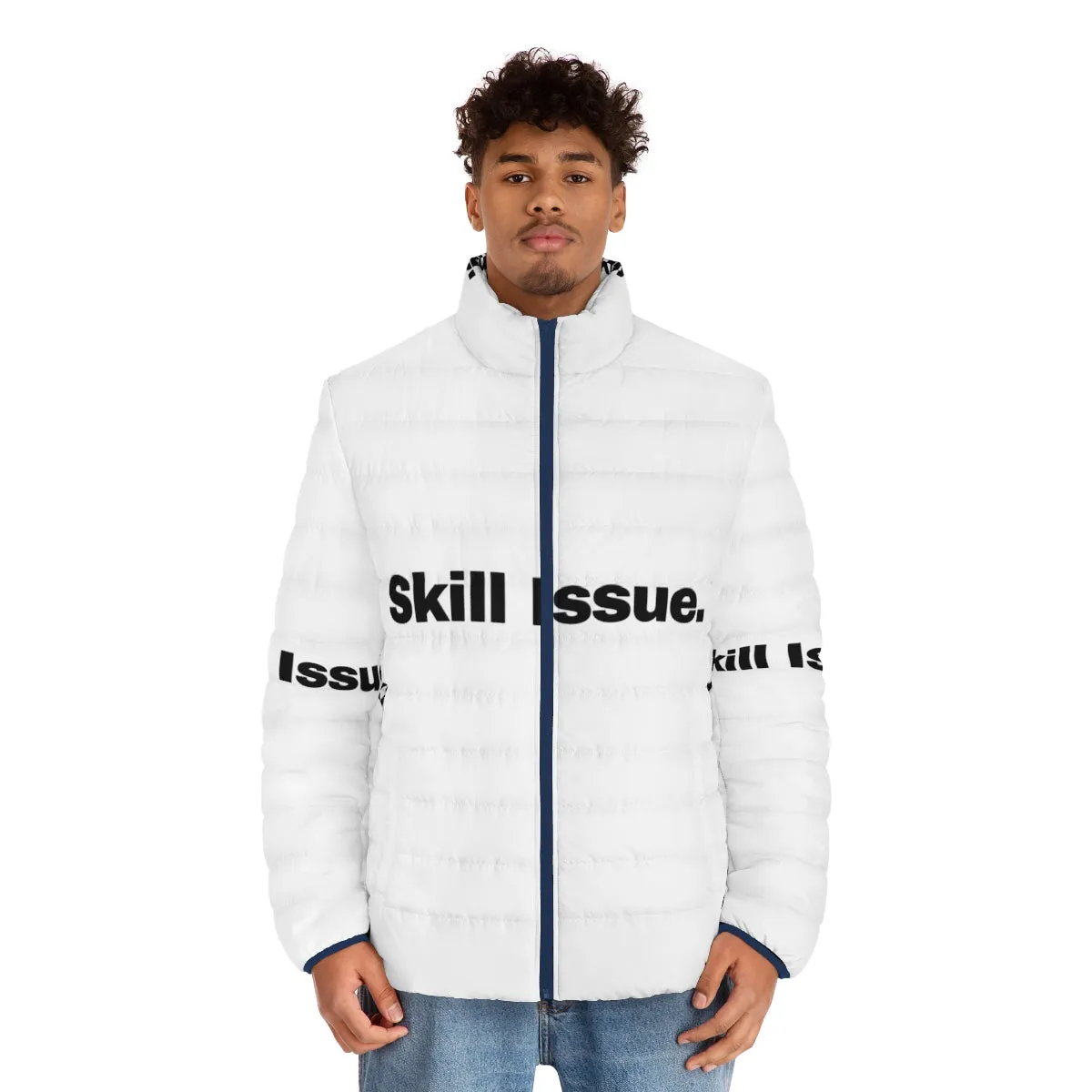 "Skill Issue" Puffer Jacket for Gamers | Noob Merch