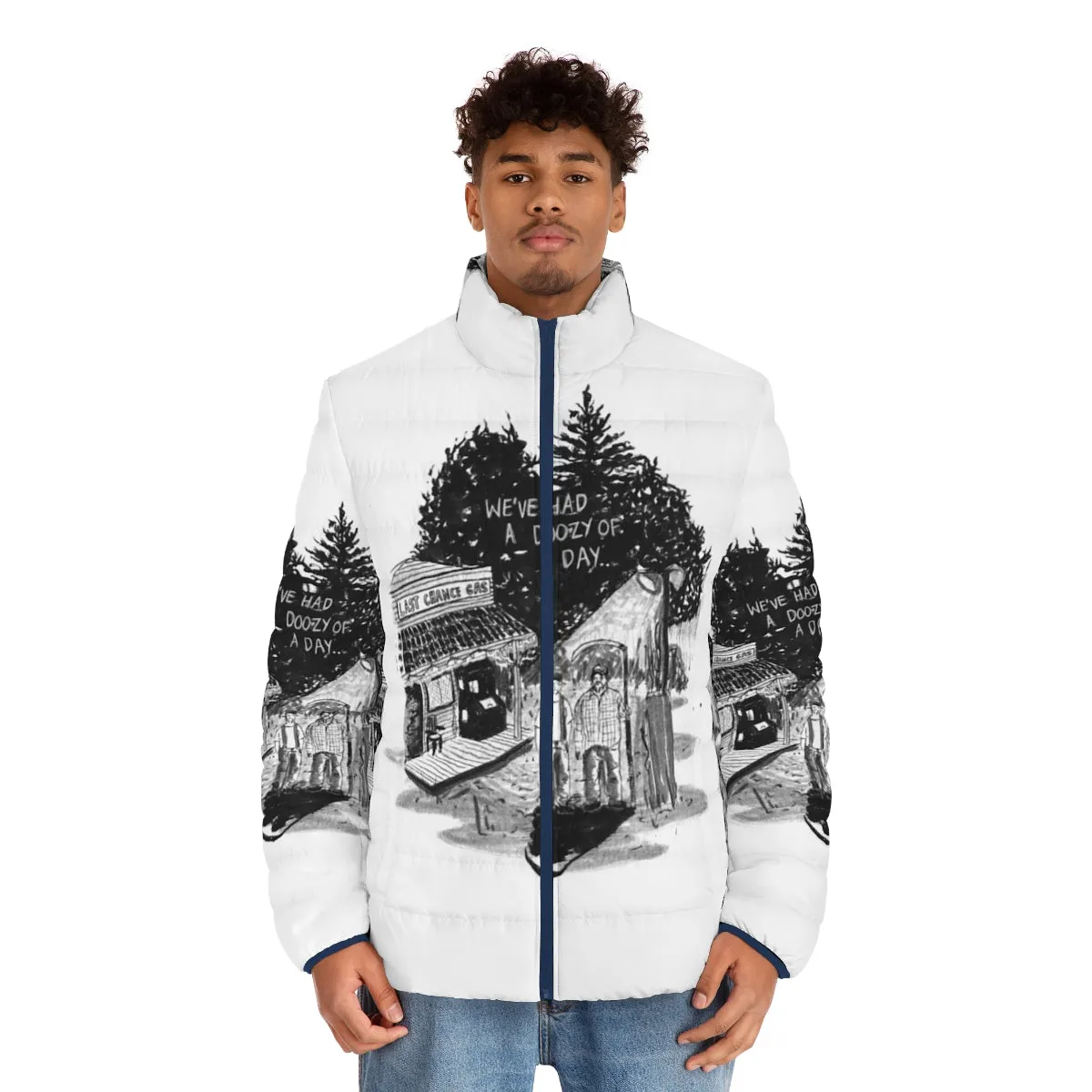 "Tucker Dale vs Evil" Doozy of a Day Puffer Jacket
