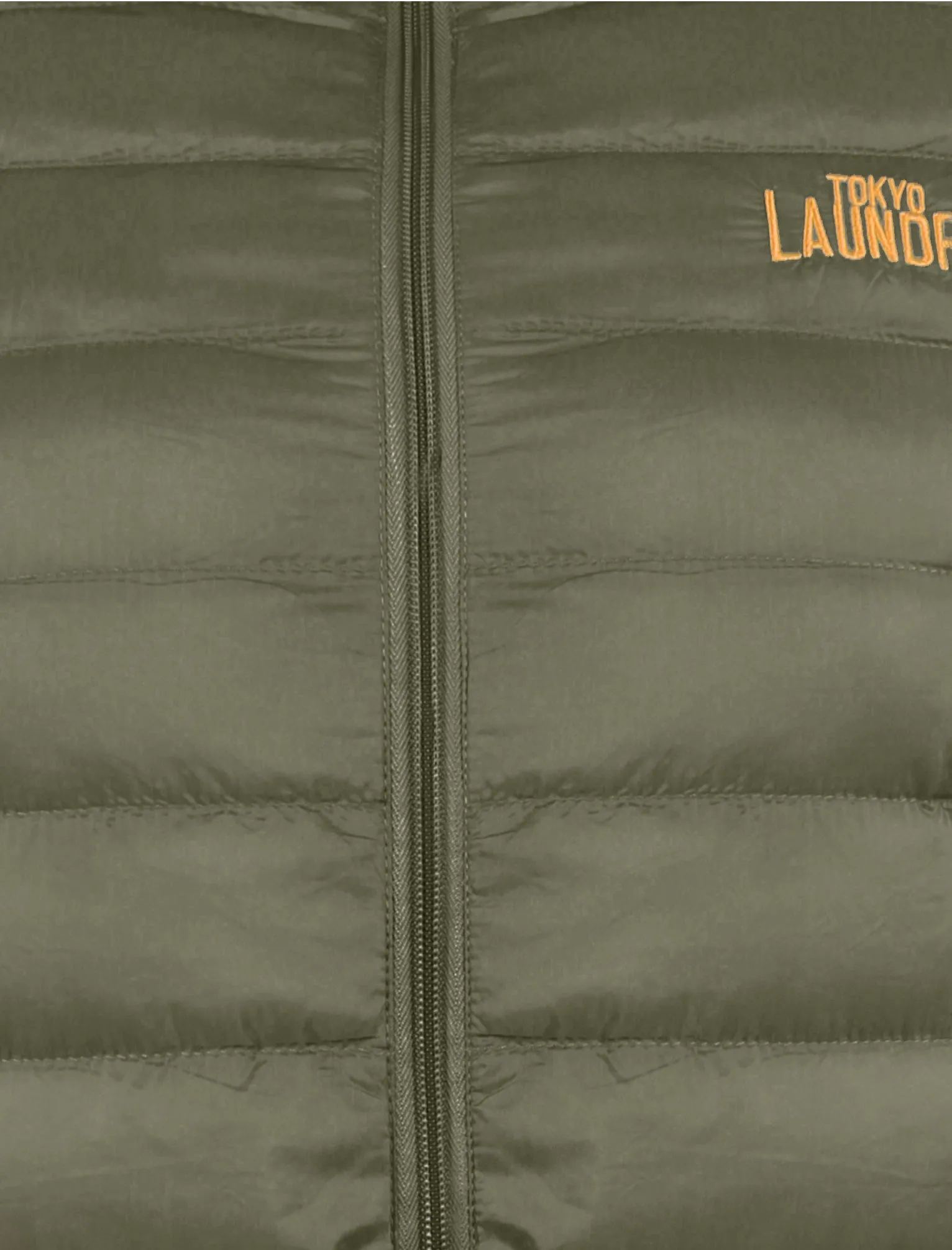 Rawcliffe Quilted Puffer Jacket in Amazon Khaki - Tokyo Laundry