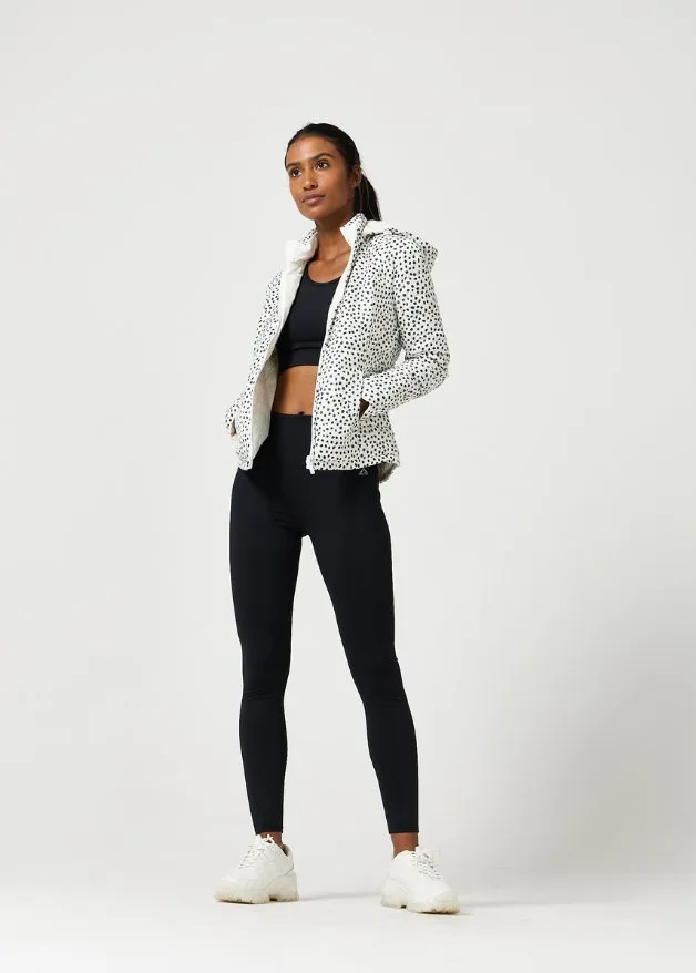 Reversible Spot Light Duck Down Puffer Jacket