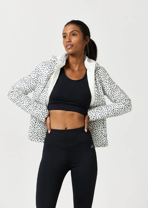 Reversible Spot Light Duck Down Puffer Jacket