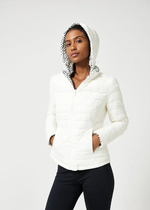 Reversible Spot Light Duck Down Puffer Jacket
