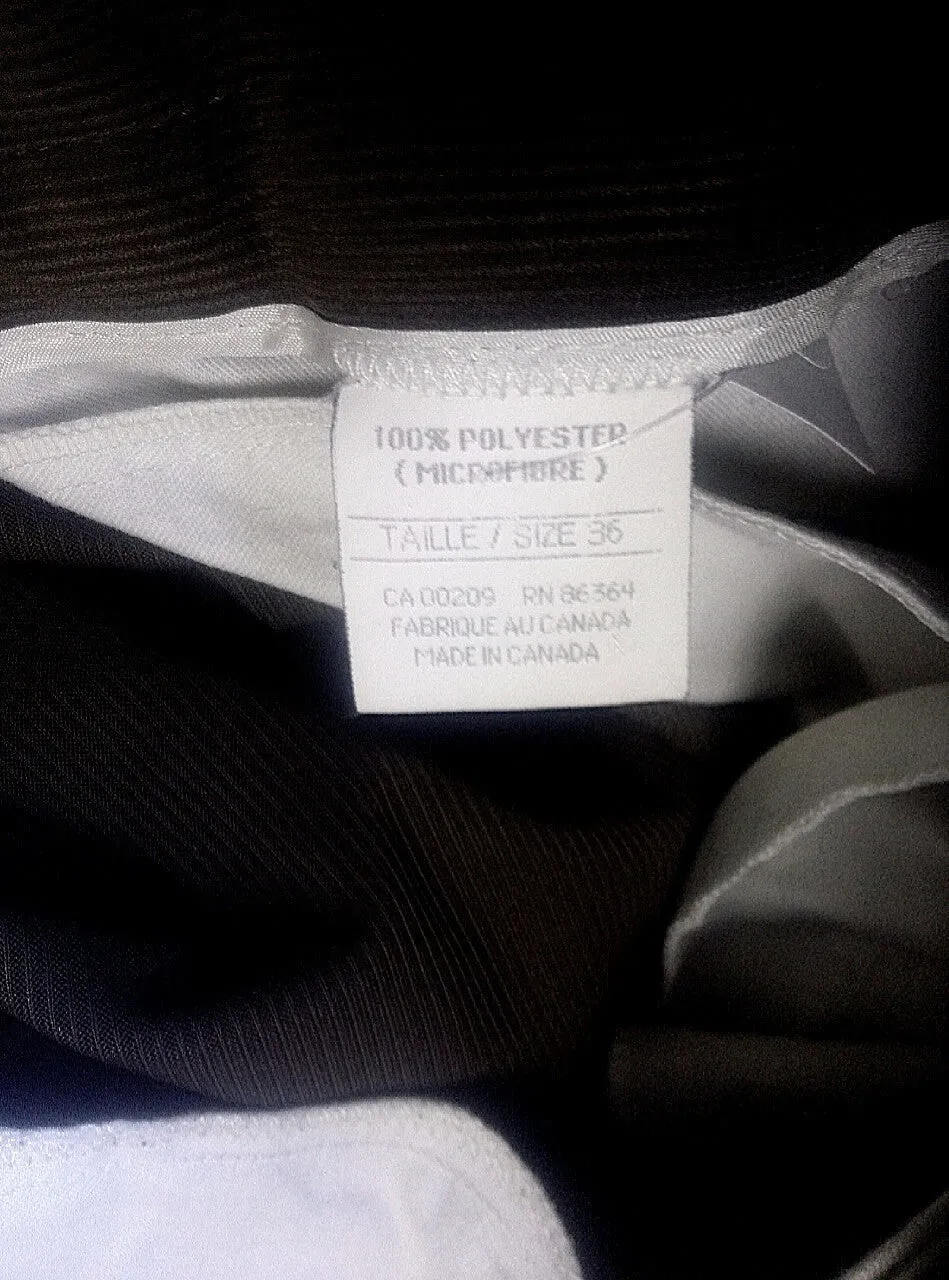 Riviera Sport- Brown Microfiber Corduroy Pleated Casual Trousers- size 36x30