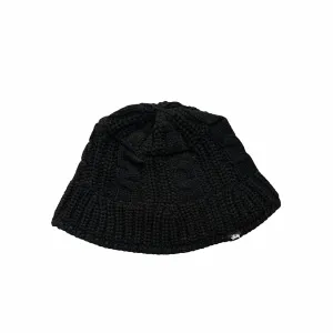 Stüssy Cable Knit Bucket Hat (Black)