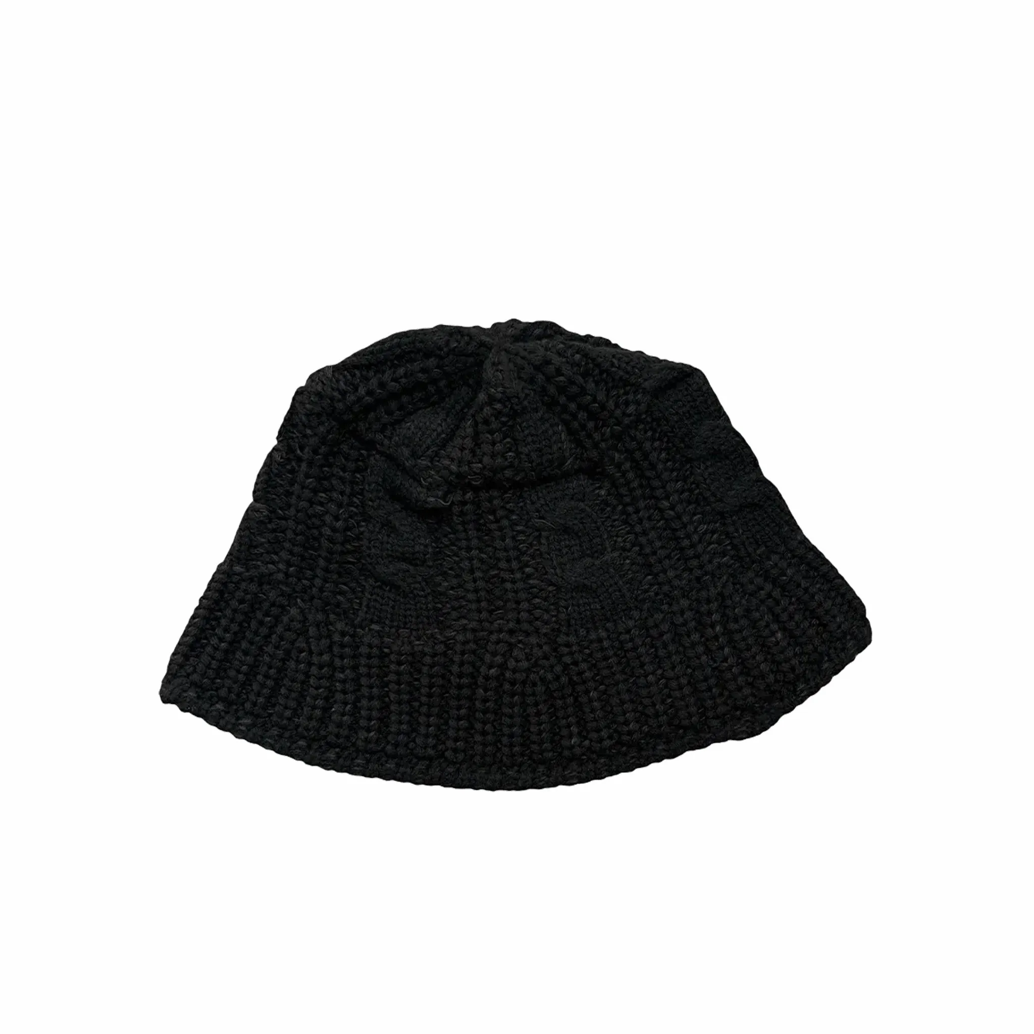 Stüssy Cable Knit Bucket Hat (Black)