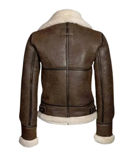 Womens Nayeli RAF Aviator Real Leather Lambskin Jacket