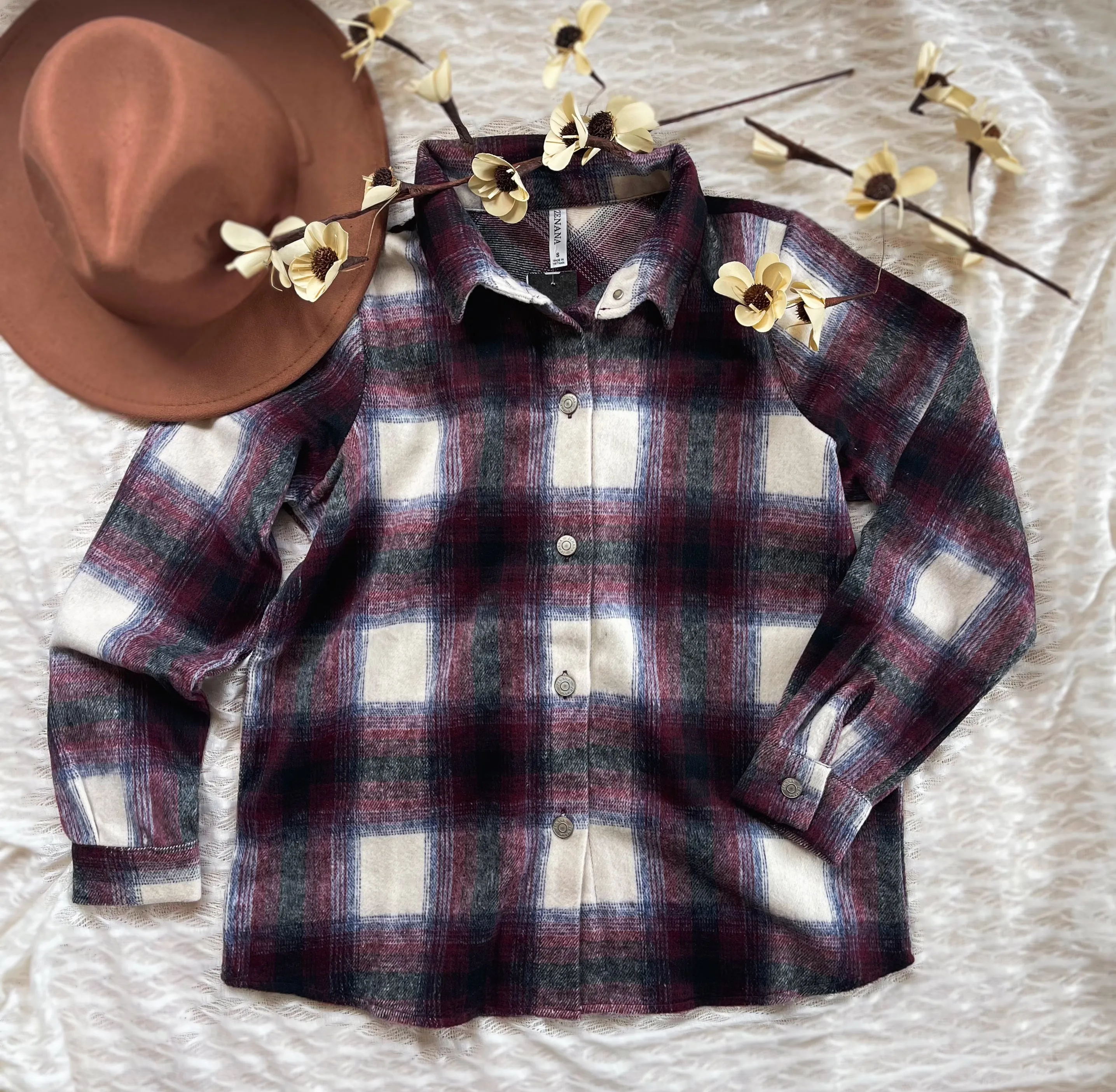 Yarn Dyed Plaid Shackets