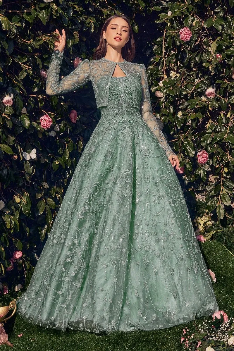 YOUR MAJESTY BOLERO GOWN CDMA104
